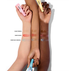 daytime makeup table layering e.l.f. balm under lipstick for smoothing benefit
