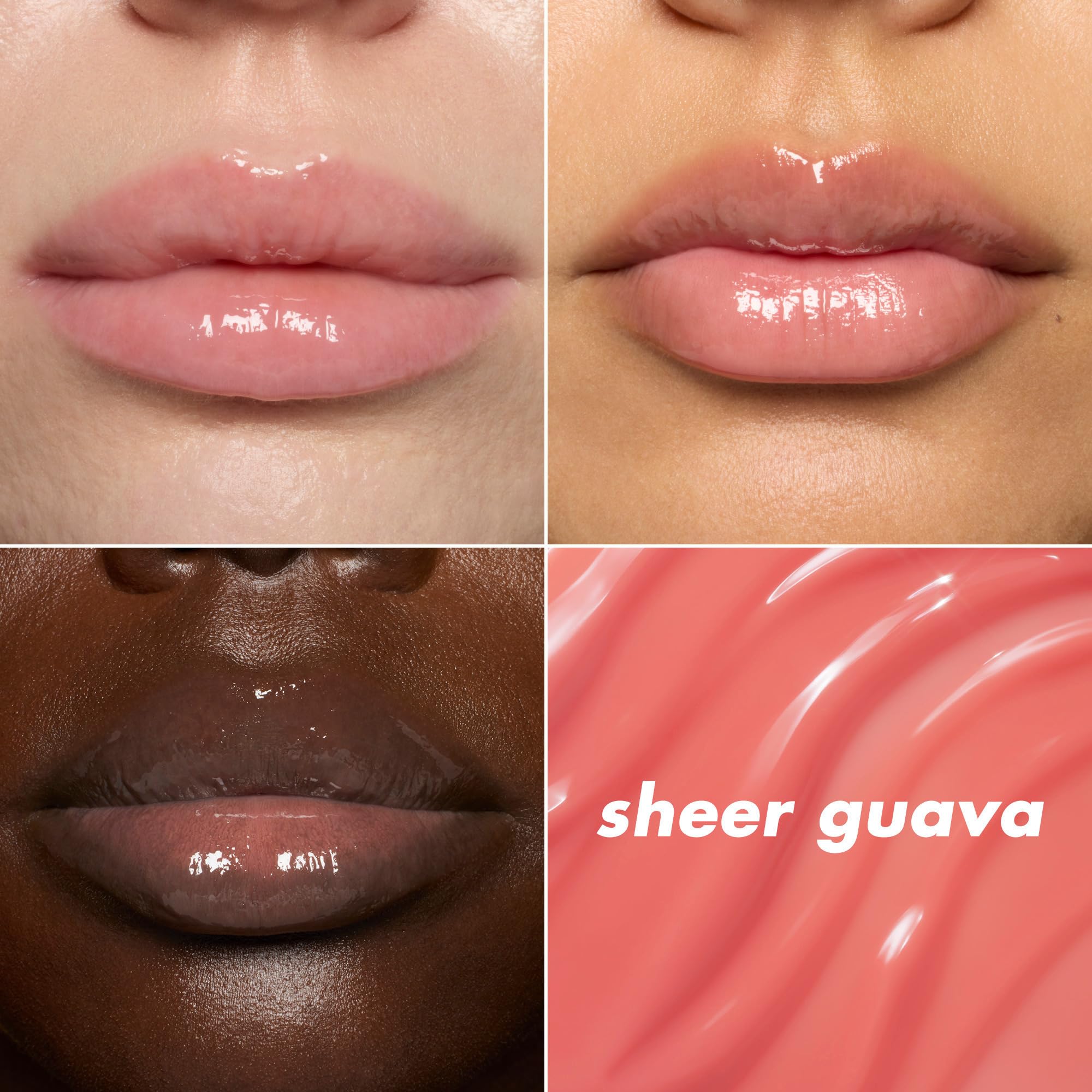 e.l.f. open applicator applying guava balm for instant hydration
