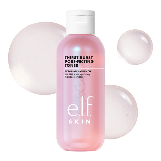 e.l.f. bottle front packaging showing product name and benefit