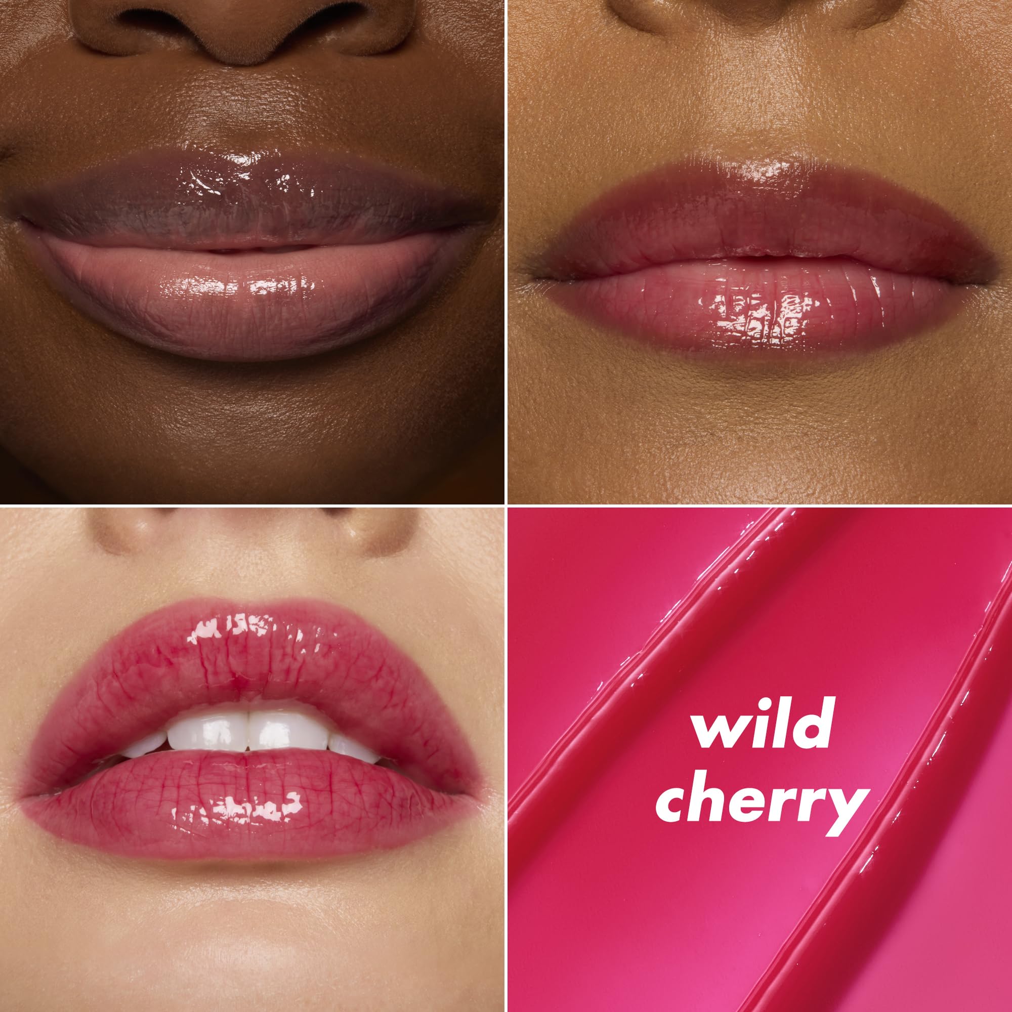 e.l.f. Wild Cherry open twist-up tip for smooth precise application