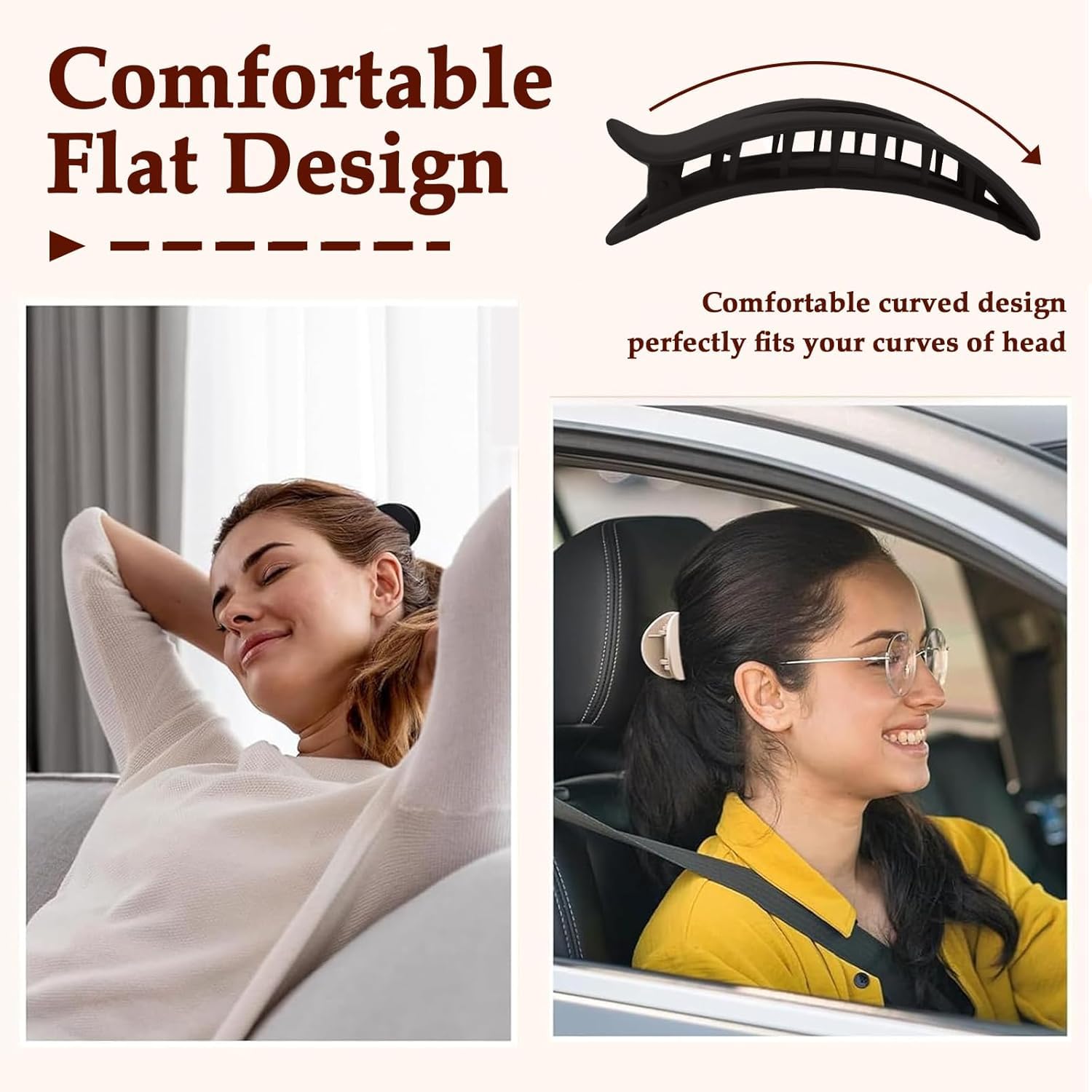 Eliongpu flat clip open spring detail displays high-elasticity spring for secure hold