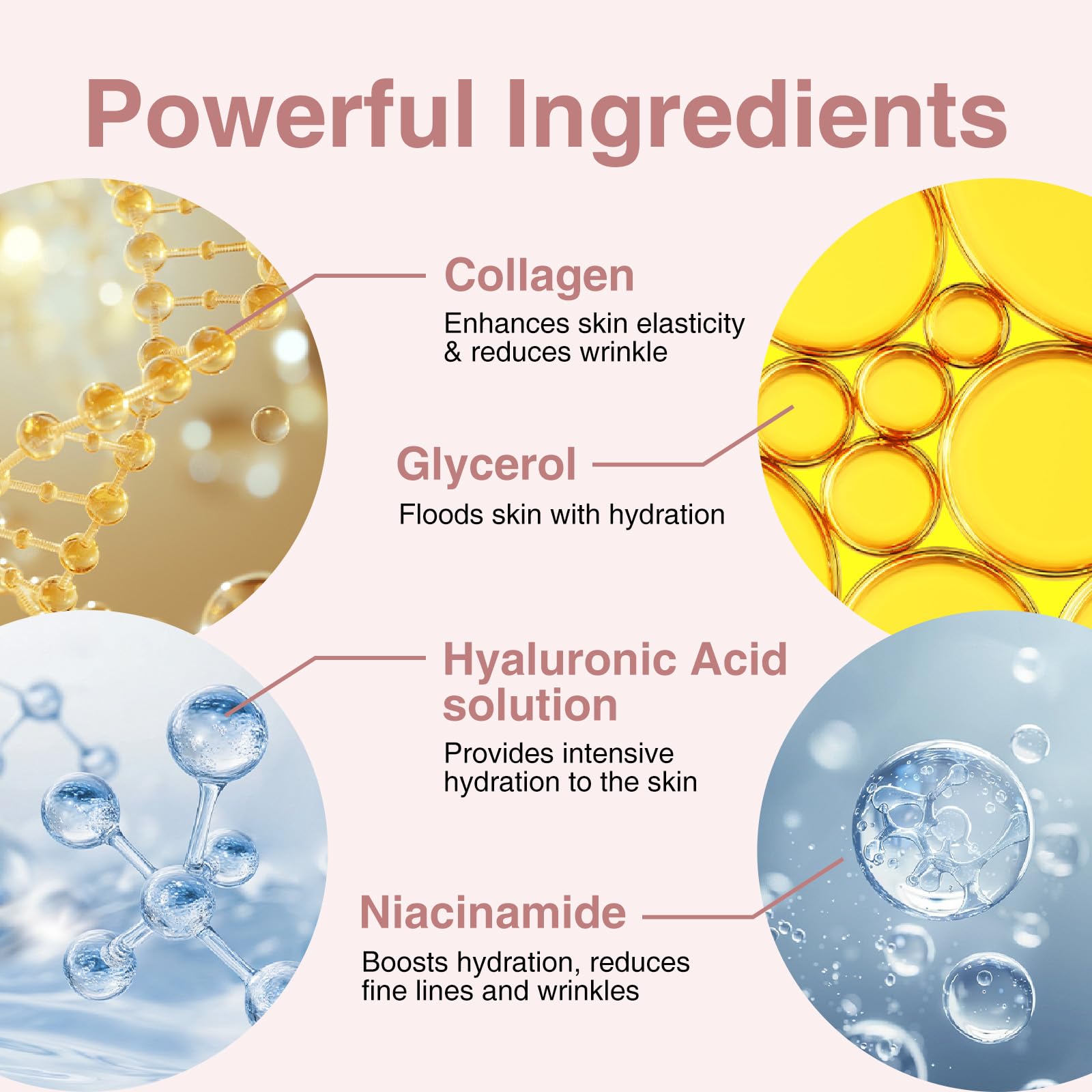 Elixbloom ingredient label detail highlighting collagen and botanicals