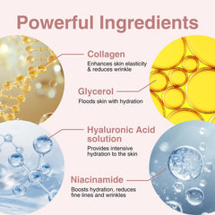 Elixbloom ingredient label detail highlighting collagen and botanicals