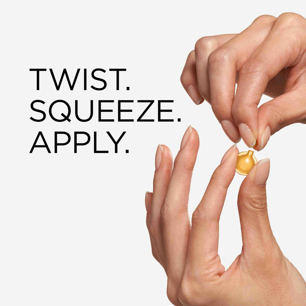 Elizabeth Arden biodegradable capsule shell detail emphasizing eco benefit
