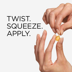 Elizabeth Arden biodegradable capsule shell detail emphasizing eco benefit