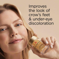 Elizabeth Arden capsules in hand demonstrating compact travel-friendly size