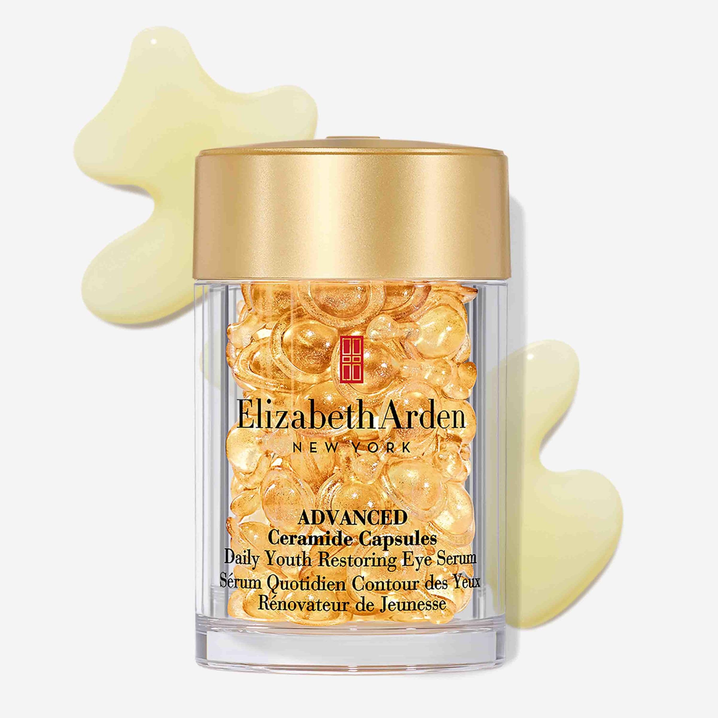 Elizabeth Arden close-up of capsule texture highlighting smooth serum