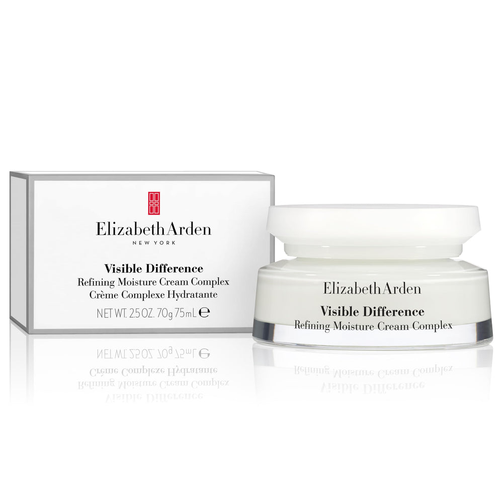 Elizabeth Arden tub front view showing packaging and product benefits