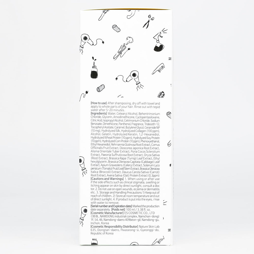 Elizavecca label detail with ingredient callouts showing ceramide and collagen
