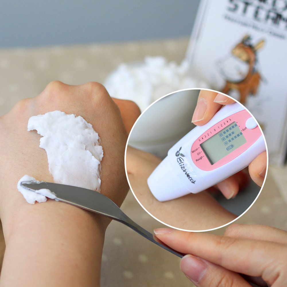 Elizavecca ingredient label close-up featuring niacinamide and adenosine benefits