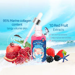 Elizavecca surrounded by fruit extracts showing natural antioxidant support