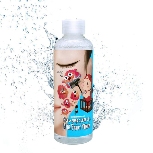Elizavecca front bottle showing size and branding, clear design benefit