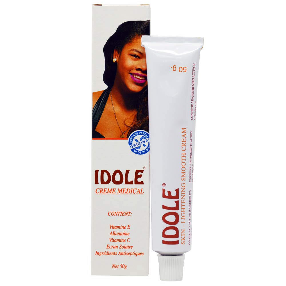 Elizkof Idole front packaging showing jar and brand for clear-tone benefit