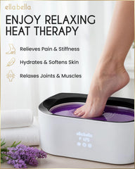 ELLA BELLA lavender paraffin wax refills stacked to display quantity and scent benefit