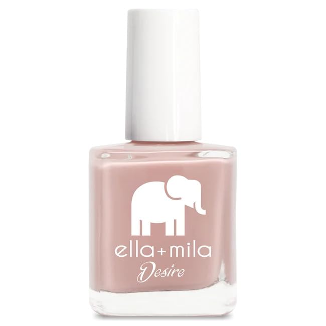 ella+mila brush stroke of Desert Suede showing smooth texture and quick-dry