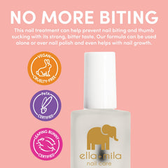 ella+mila clear finish on nails demonstrating discreet protection