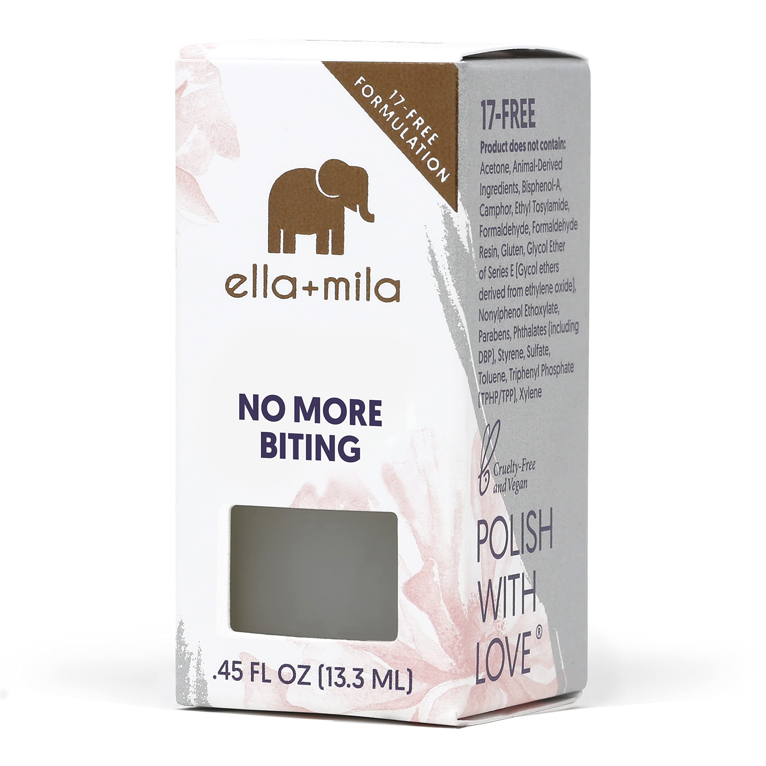 ella+mila parent applying polish to child showing habit support