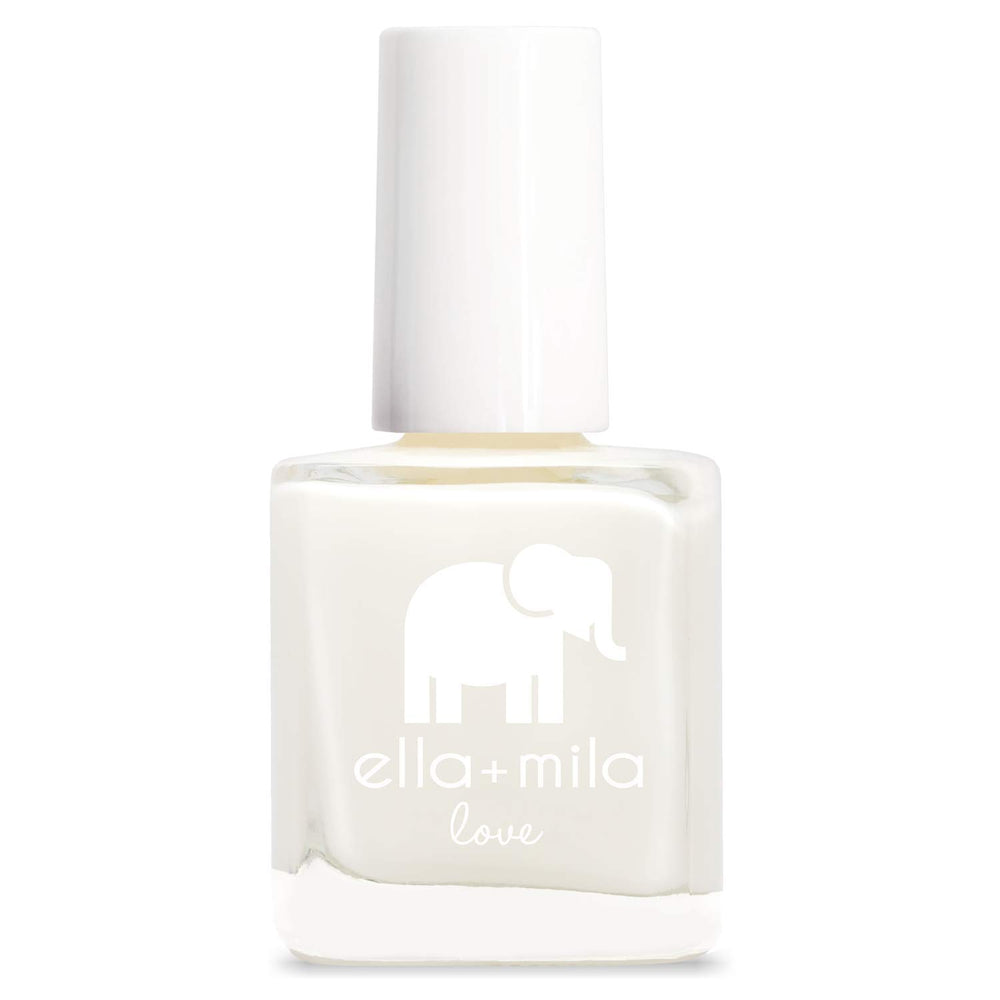 ella+mila bottle front view showing Pure Love color and cosmetic benefit