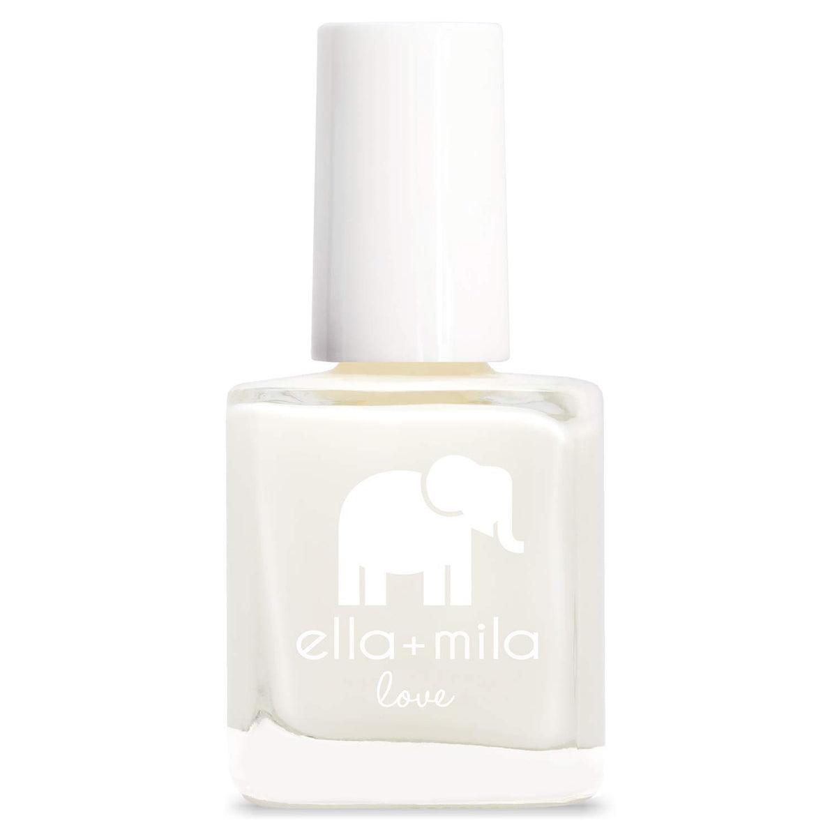 ella+mila bottle front view showing Pure Love color and cosmetic benefit