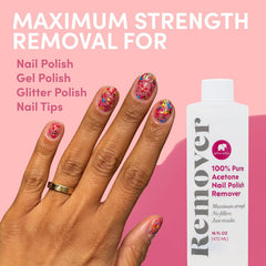 ella+mila before and after nails showing clearer nail surface benefit