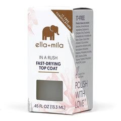 ella+mila product on a vanity table illustrating fast at-home results