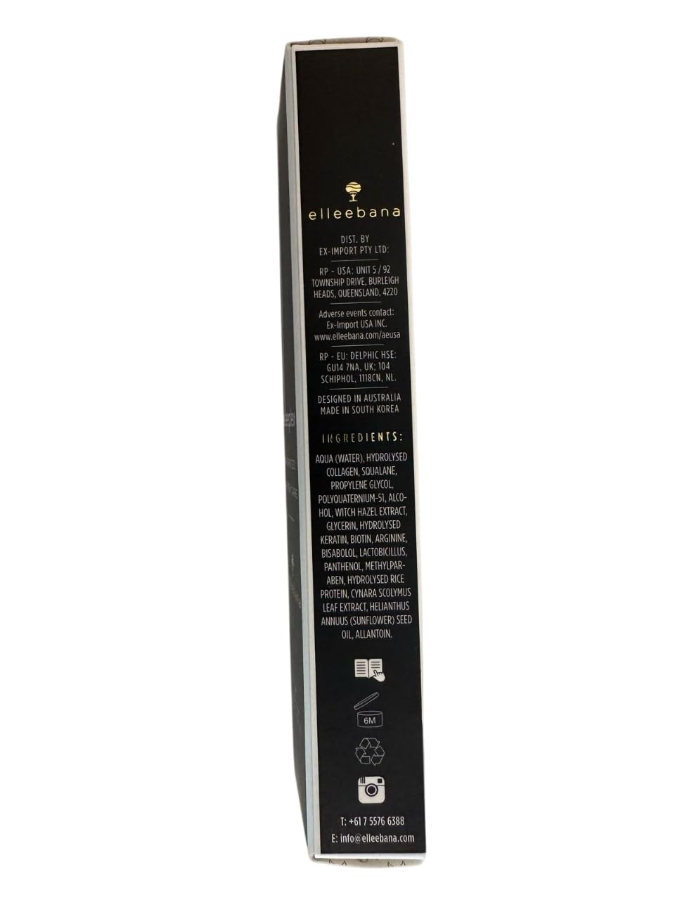 elleebana Elleeplex mixed with tint illustrating enhanced conditioning during colouring