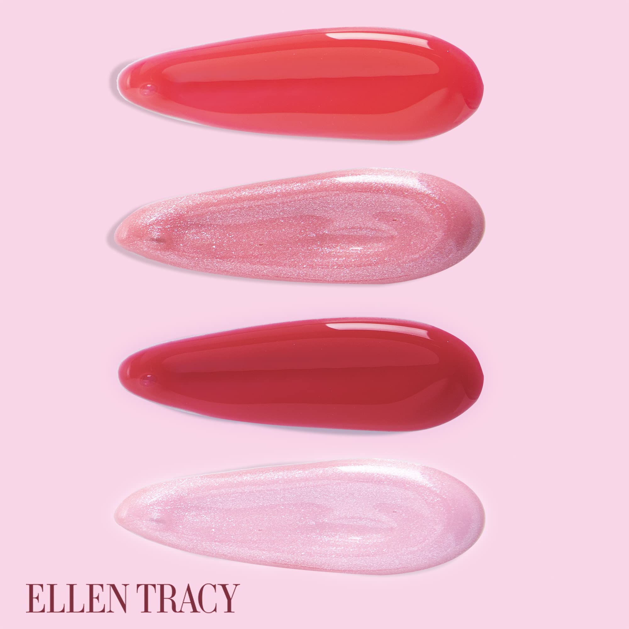 ELLEN TRACY gloss applied on lips showing glossy sheen and natural enhancement