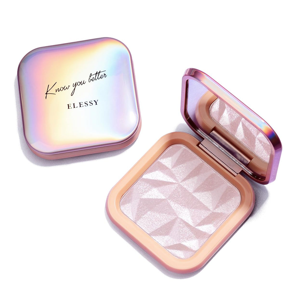 ELLESY side view of compact packaging highlighting travel-friendly size