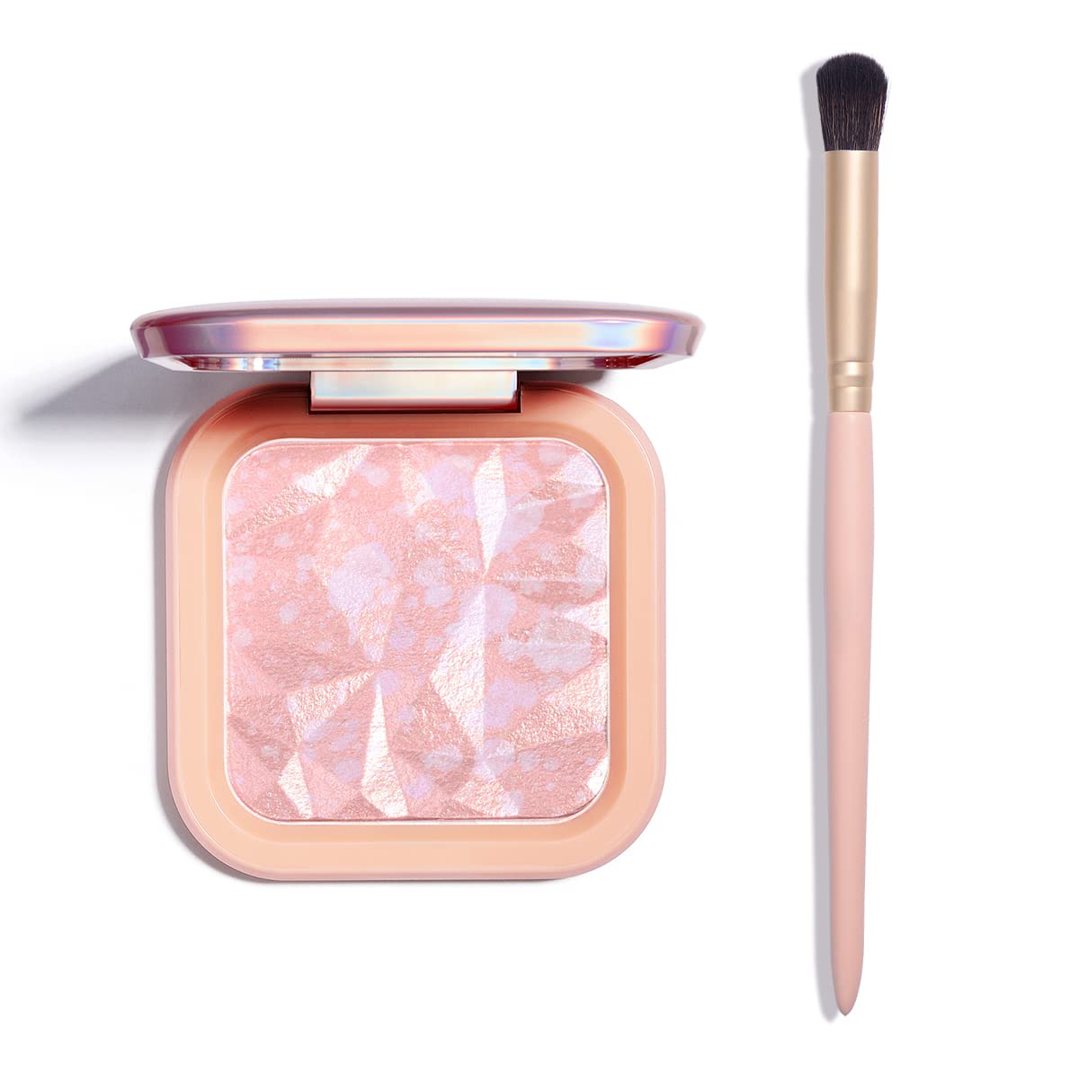 ELLESY palette beside a coin for scale showing travel-friendly benefit