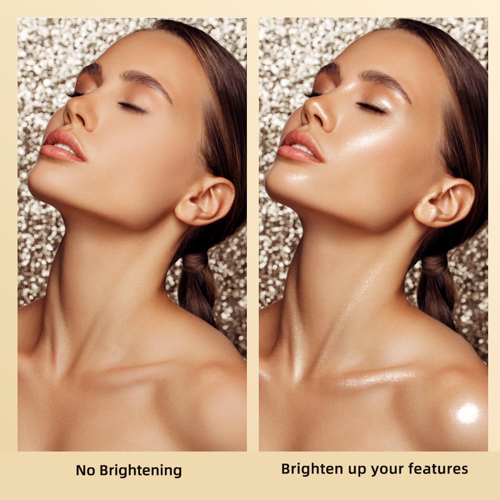 ELLESY swatches on forearm showing shade payoff and buildable glow benefit