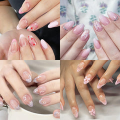 ELLEWIN lifestyle scene of a nail party using the kit for creative fun