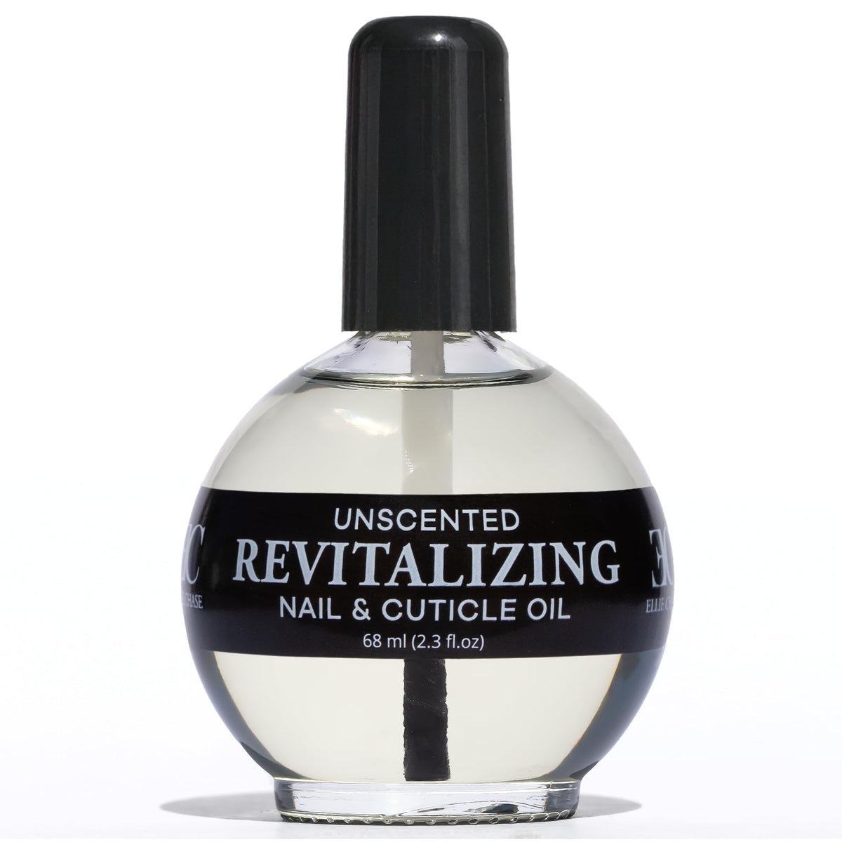 ELLIE CHASE front packaging showing 2.3 fl oz bottle and unscented label for convenient hydration