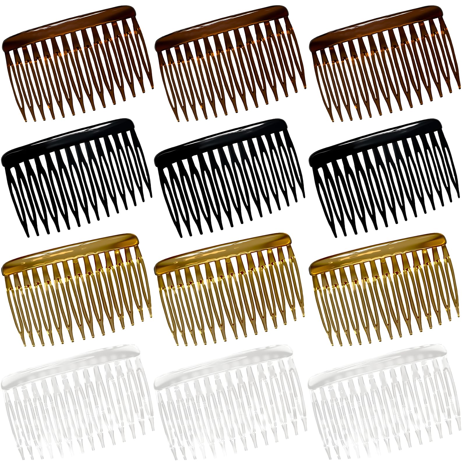 ELLOPH front view of the 14-teeth comb pack showing neat rows and value
