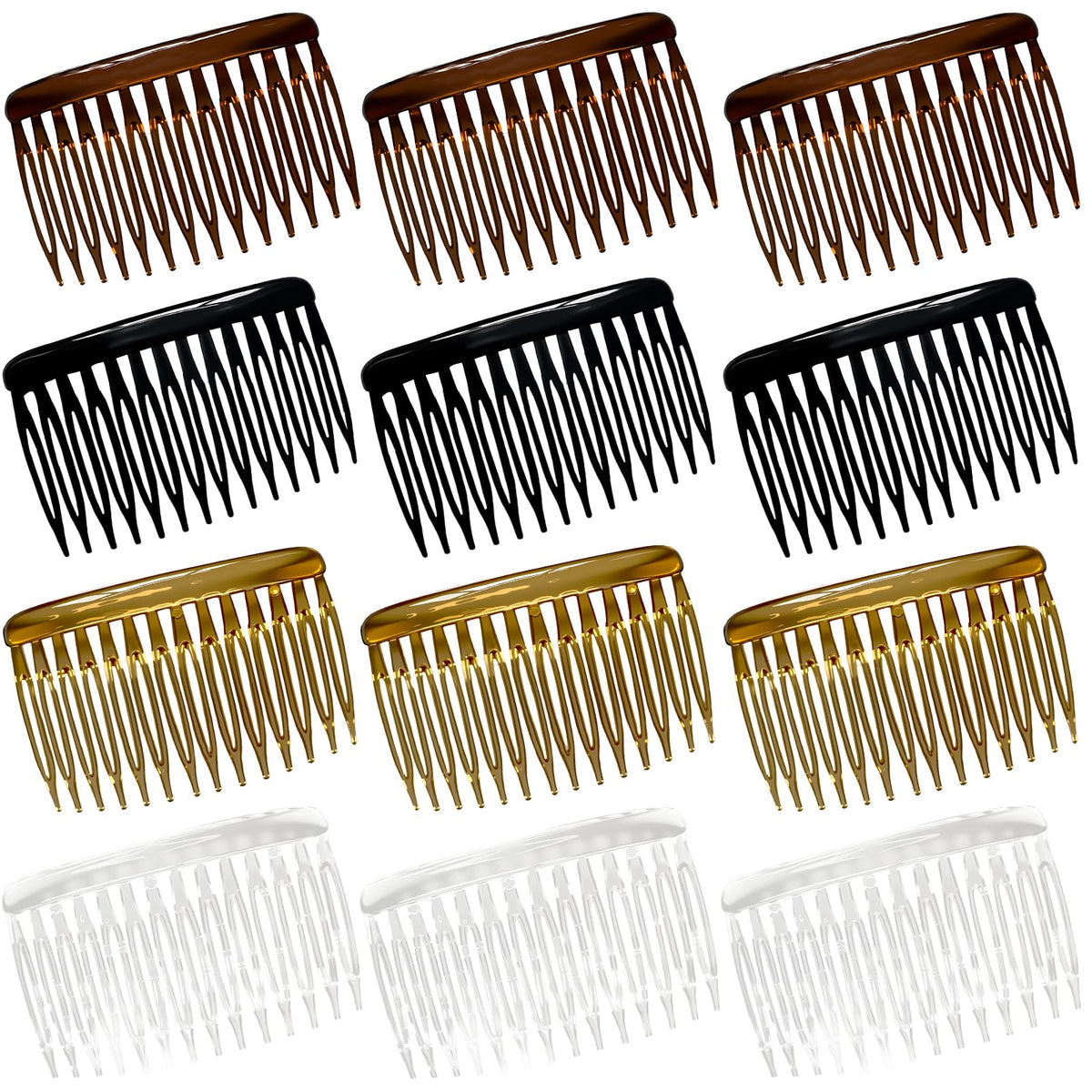 ELLOPH front view of the 14-teeth comb pack showing neat rows and value
