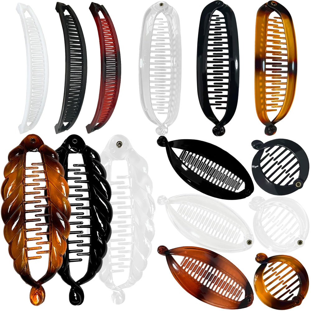 ELLOPH front view of 15-piece clip set showing variety and convenience