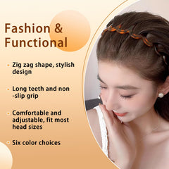 ELLOPH side view showing wavy zig zag silhouette, adds retro volume benefit