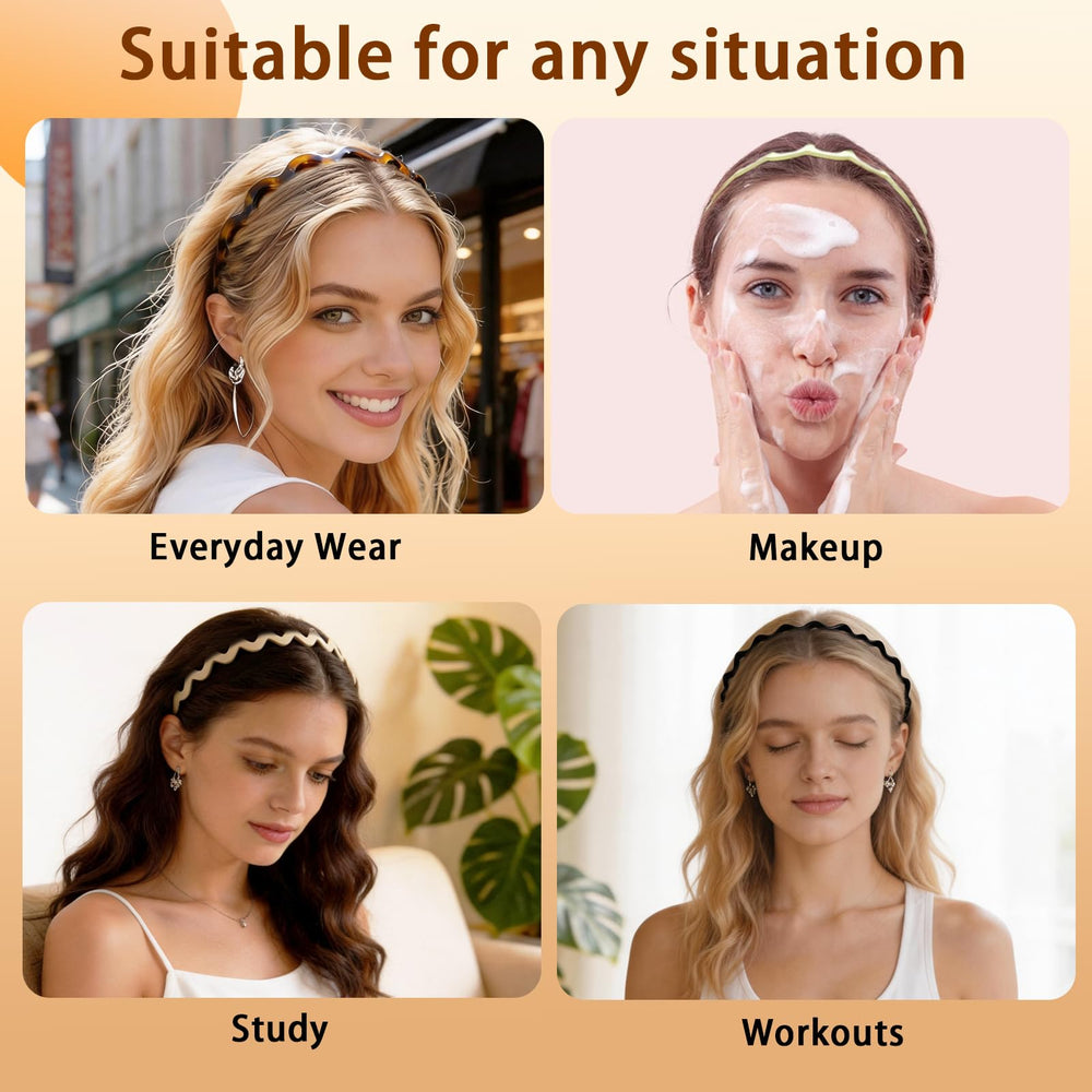 ELLOPH hand holding headband to show scale, easy portable accessory benefit