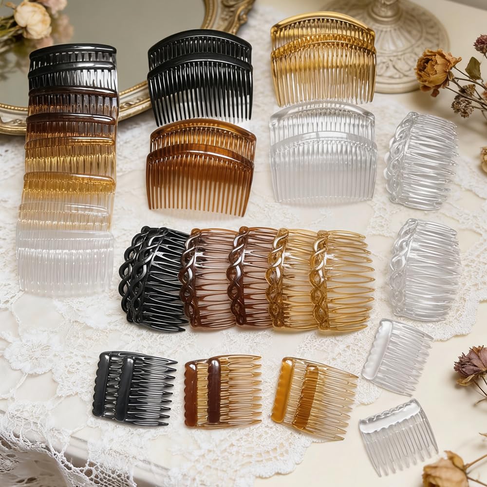 ELLOPH combs in a styling kit on vanity for quick everyday use