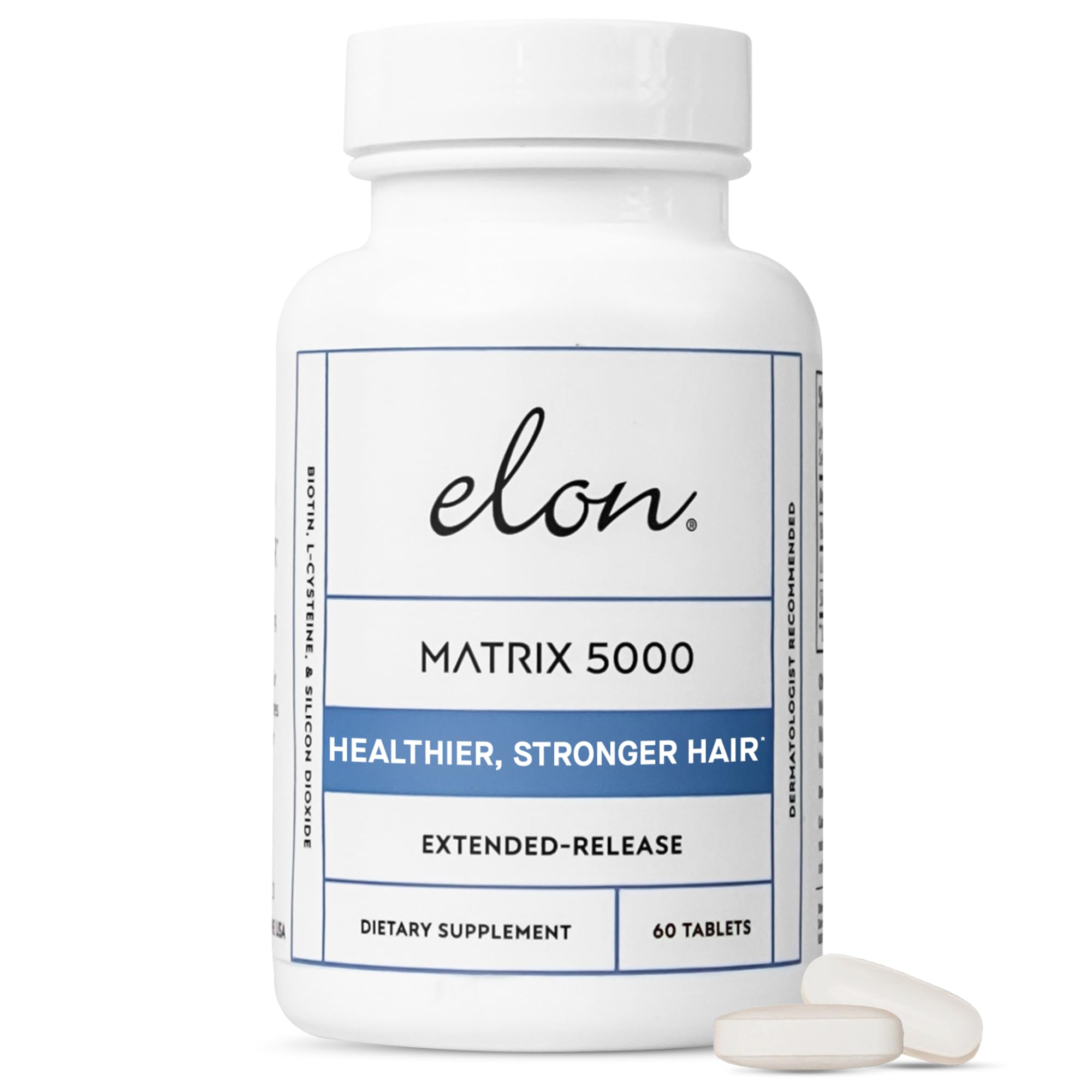 Elon front packaging showing product and benefits