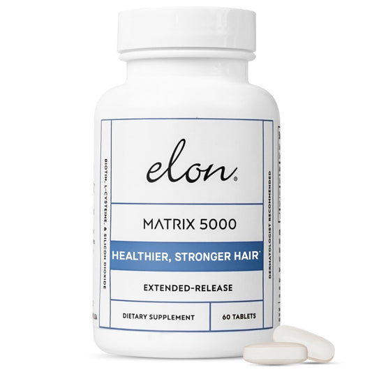 Elon front packaging showing product and benefits