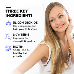 Elon ingredients label view listing biotin and supportive nutrients