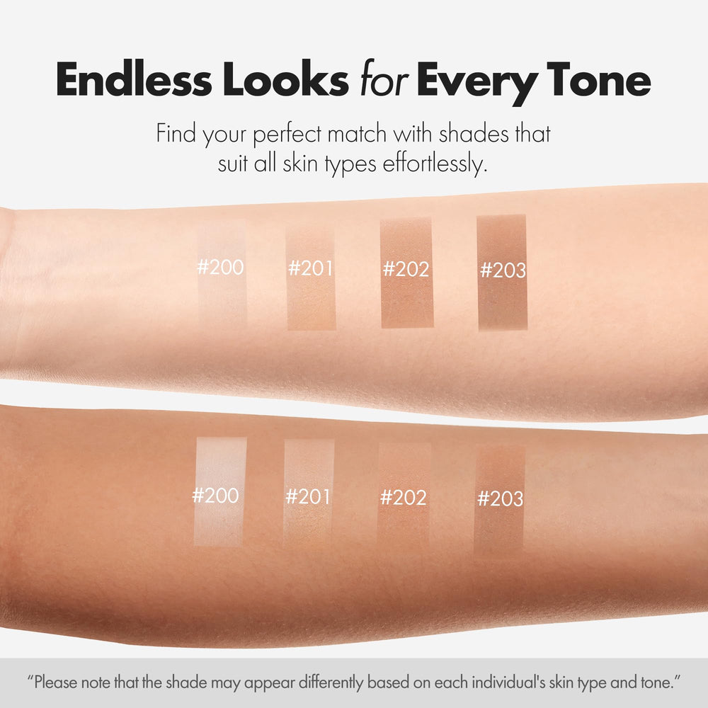 ELROEL cream stick swatched on hand, reveals color-changing benefit