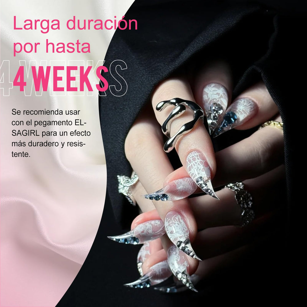 ELSAGIRL clear dual form texture demonstrating flexibility and clean release benefit