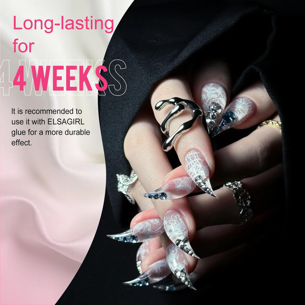 ELSAGIRL spread of 14 sizes plus thumb molds demonstrating fit options benefit