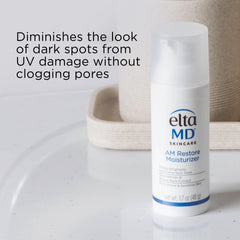 EltaMD pump dispensing moisturizer illustrating easy, mess-free application
