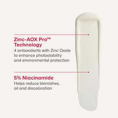 EltaMD applied on skin to show sheer natural finish and oil control