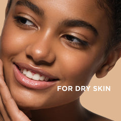 EltaMD cream texture dispensed on hand illustrating fast-absorbing hydration benefit