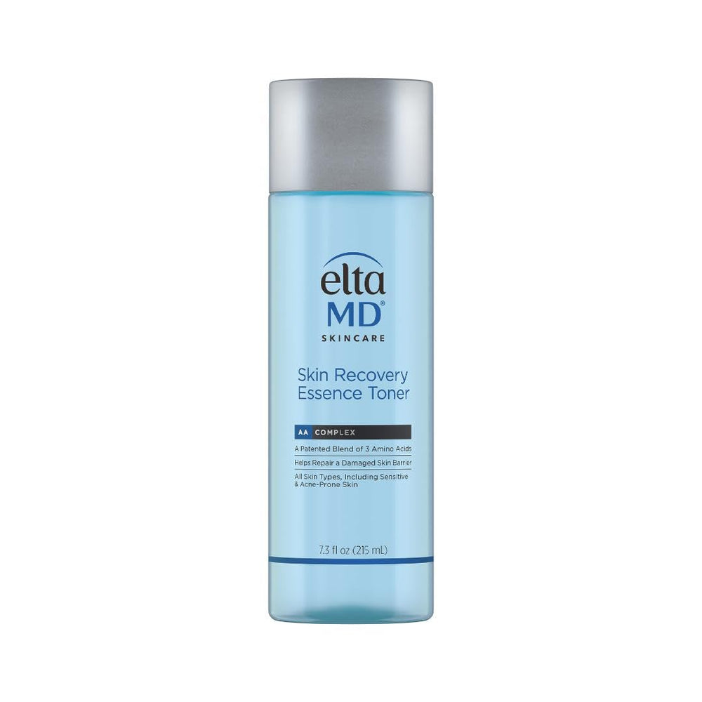 EltaMD front bottle of Skin Recovery Essence showing packaging and calm benefit