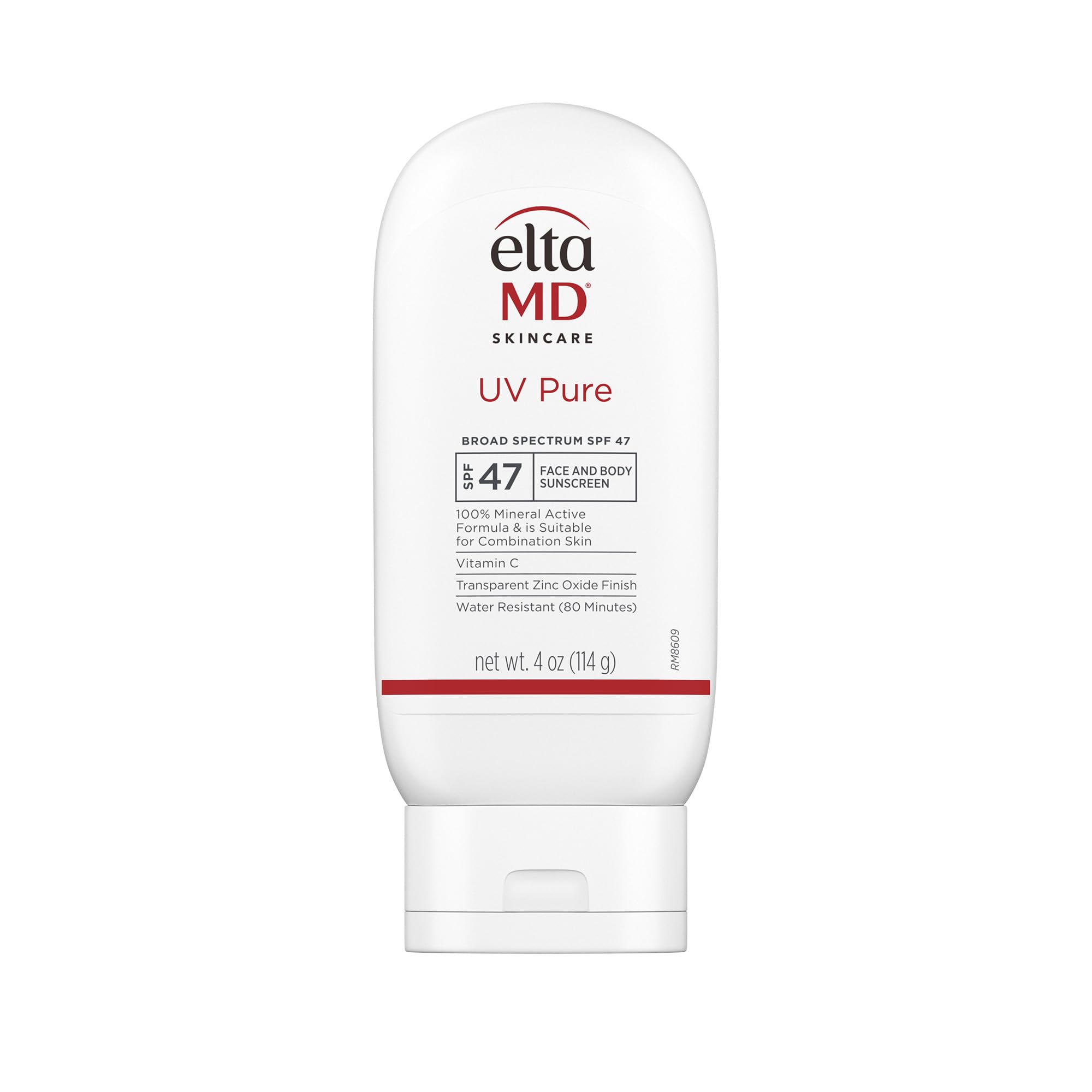 EltaMD front packaging showing SPF 47 and benefits for quick recognition