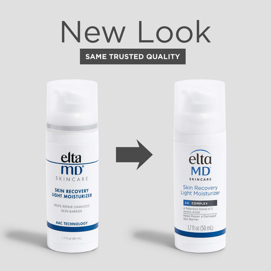 EltaMD pump dispensing moisturizer demonstrating controlled, hygienic application benefit